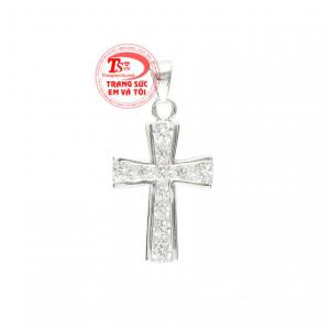 Thánh giá bạc đính đá an yên luôn được ưa chuộng với niềm tin dành cho Thiên Chúa.