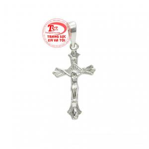 Thánh giá bạc nhỏ đức tin được chế tác công phu