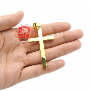 Thánh giá vàng đức tin vàng 14k bảo hành uy tín