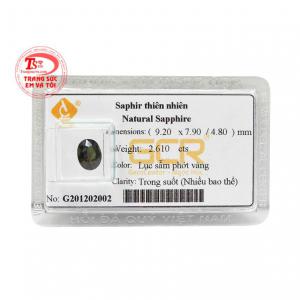 Viên saphir tài lộc dành cho cả nam và nữ.