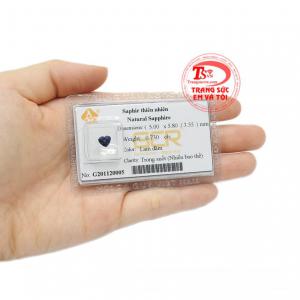 Viên sapphire này thường được gắn trên các sản phẩm trang sức dành cho nữ giới