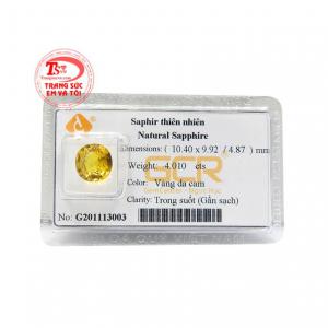 Viên saphir vàng cát tường mang ý nghĩa kết nối yêu thương