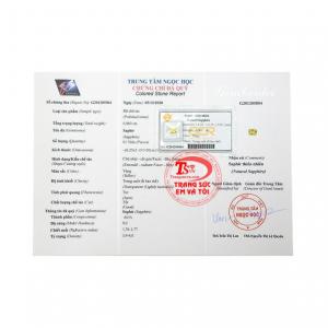 Viên saphir vàng phú quý được giao hàng trên toàn quốc.