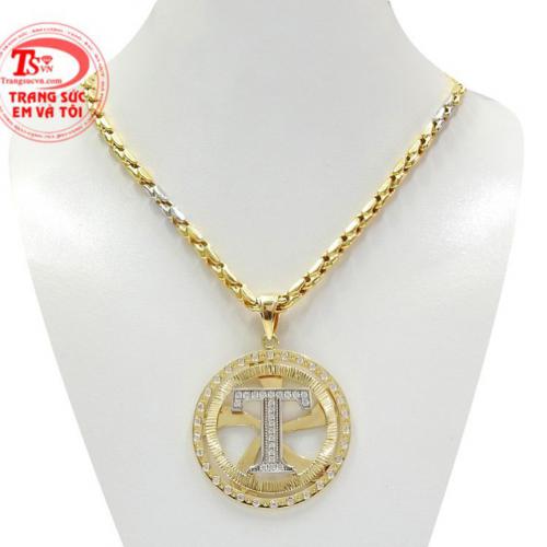 Bộ mặt dây chữ T nam tính