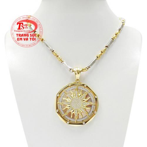 Bộ mặt dây vàng hào quang