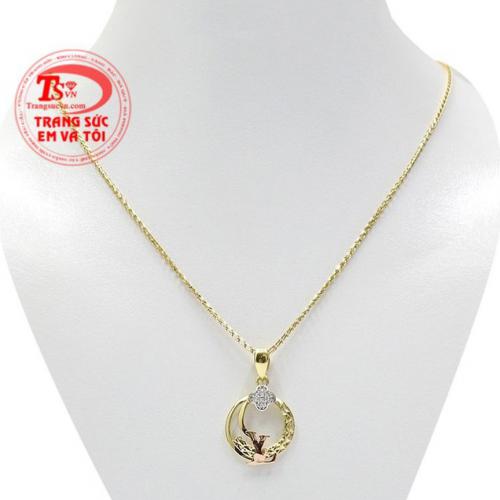 Bộ trang sức đẹp vàng tây