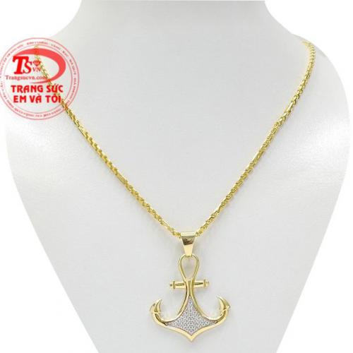 Bộ trang sức mỏ neo thời trang