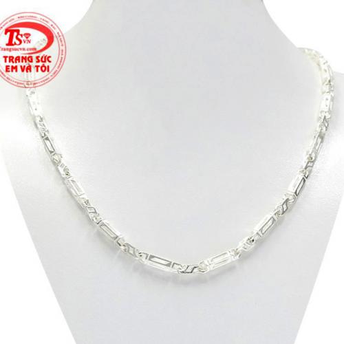 Dây chuyền bạc nam thăng tiến