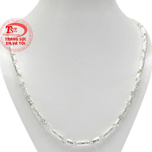 Dây chuyền phái mạnh bạc đẹp