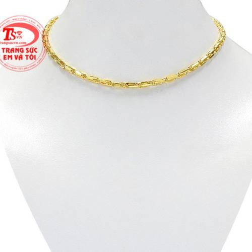 Dây chuyền vàng tây bé trai