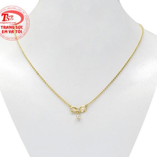 Dây chuyền vàng tây dễ thương