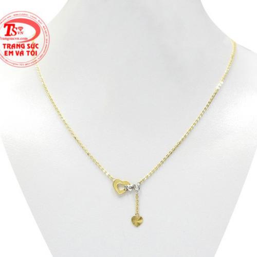 Dây chuyền vàng tây yêu thương