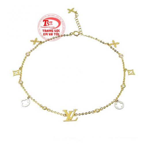 Lắc chân nữ vàng duyên dáng