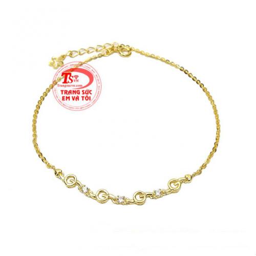 Lắc chân vàng duyên dáng