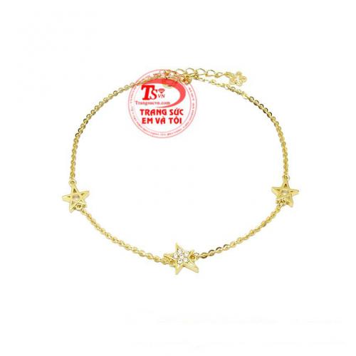 Lắc chân vàng ngôi sao