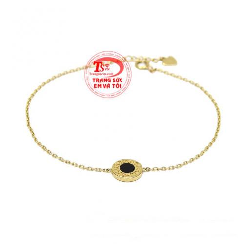 Lắc tay nữ vàng tây thời trang