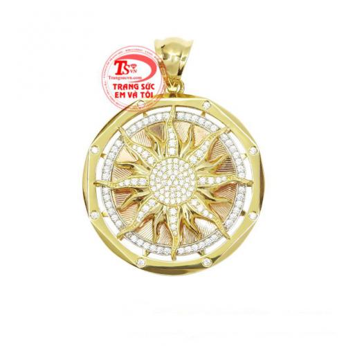 Mặt dây nam vàng hào quang