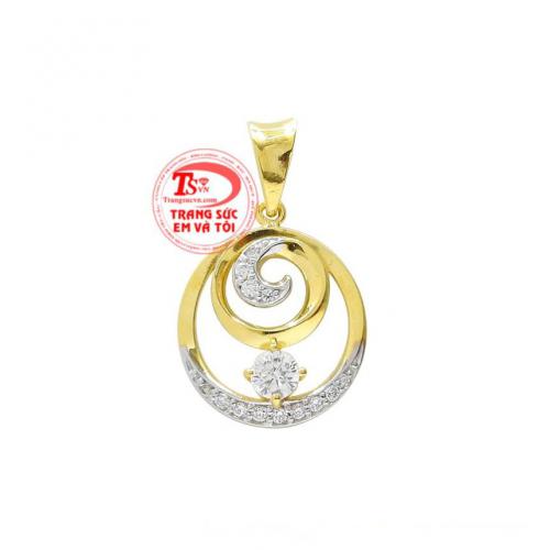 Mặt dây vàng tây hoàn hảo