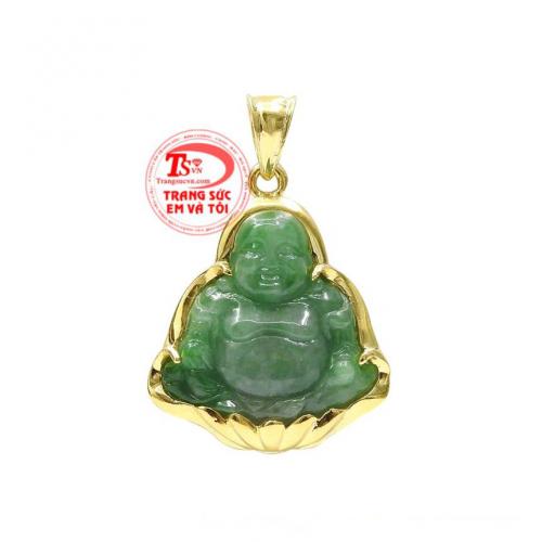 Mặt phật di lặc jadeite an nhiên