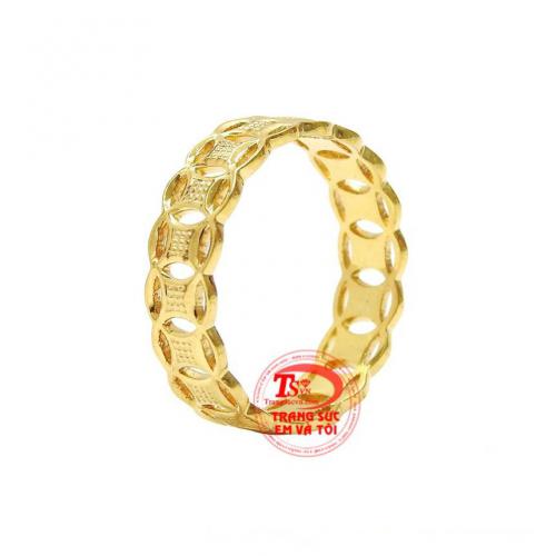 Nhẫn nam kim tiền tài lộc