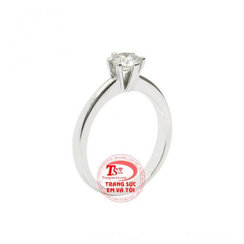 Nhẫn nữ kim cương trang nhã