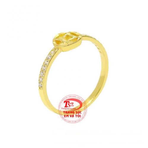 Nhẫn nữ kim tiền tài lộc