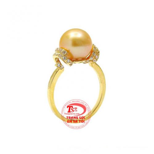 Nhẫn nữ ngọc trai tinh tế
