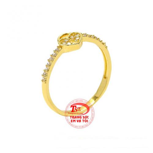 Nhẫn nữ ổ khóa tình yêu