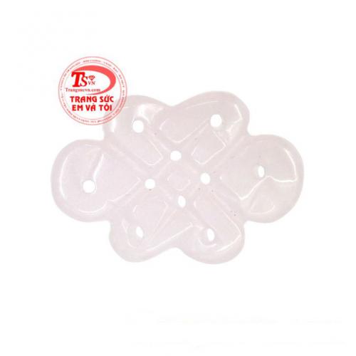 Nút thắt may mắn thạch anh hồng