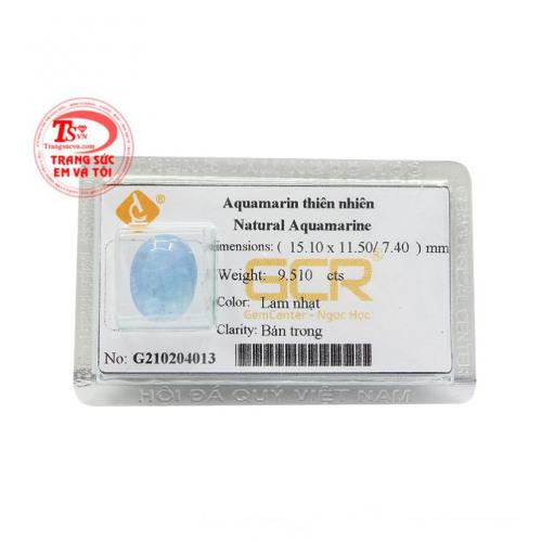 Viên aquamarin thiên nhiên