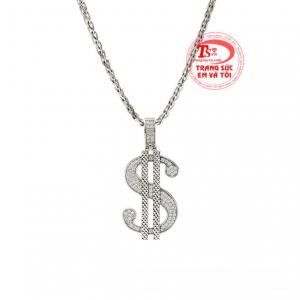 Bộ mặt dây nam giới vàng trắng hợp thời trang