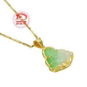 Bộ phật di lặc jadeite an bình nhận đặt chế tác theo yêu cầu.
