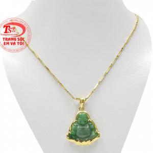 Bộ phật di lặc jadeite an nhiên