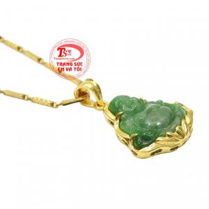 Bộ phật di lặc jadeite an nhiên nhận đặt chế tác theo yêu cầu.