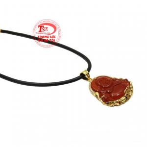 Bộ phật di lặc mã não thiên nhiên bảo hành chu đáo