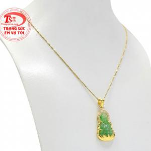  Phật quan âm tượng trưng cho sự may mắn, vui vẻ, lạc quan và tấm lòng từ bi nhân hậu, mang lại may mắn, bình an và hạnh phúc cho người đeo. 