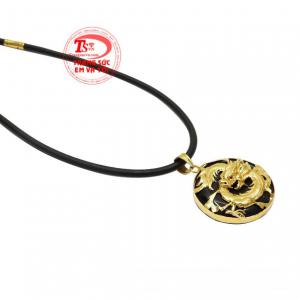 Bộ trang sức đá bọc rồng vàng tây bảo hành uy tín