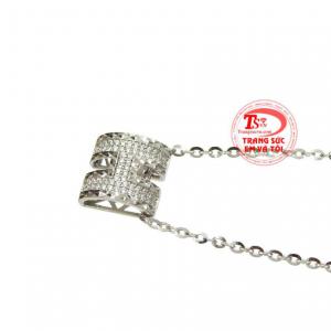 Bộ trang sức nữ chữ H thời trang có thể đặt chế tác theo yêu cầu.