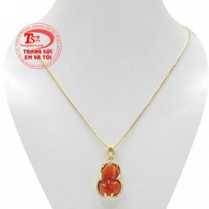 Bộ trang sức tỳ hưu jadeite bình an