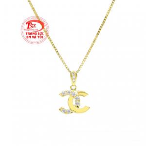 Bộ trang sức vàng dễ thương bảo hành chu đáo