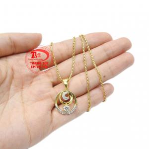 Bộ trang sức vàng tây hoàn hảo nhận đặt chế tác theo yêu cầu.