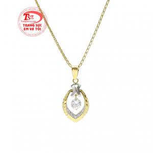 Bộ trang sức vàng tây sang trọng bảo hành uy tín