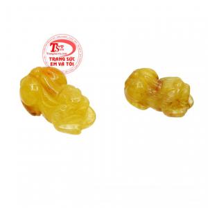 Cặp tỳ hưu tài lộc thạch anh tóc sự lựa chọn hoàn hảo dành cho bạn.