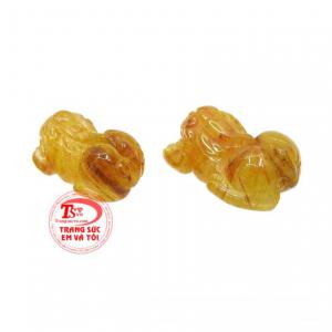 Cặp tỳ hưu thạch anh tóc phát đạt nhận giao hàng trên toàn quốc.