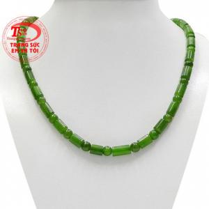 Chuỗi cổ nephrite thiên nhiên