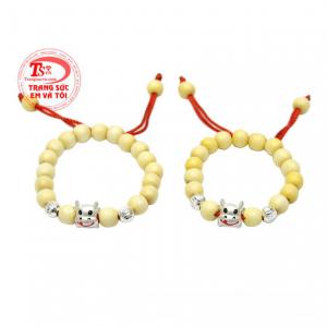 Chuỗi dâu bạc tuổi Sửu xinh xắn nhận đặt chế tác theo yêu cầu của khách hàng.