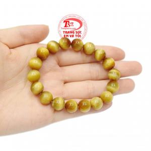 Chuỗi mắt hổ 10 ly tài lộc thích hợp cho những người mang mệnh Kim và Thổ.