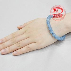Chuỗi tay aquamarine 8 ly đẹp nhận giao hàng trên toàn quốc.