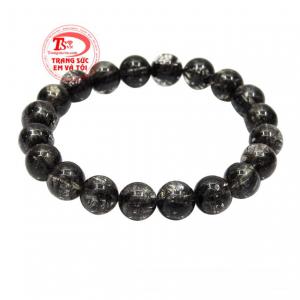 Chuỗi thạch anh tóc 10 ly lộc phát chất lượng cao cấp. 