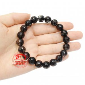 Chuỗi thạch anh tóc 10 ly lộc phát thương hiệu Em và Tôi phù hợp với mọi lứa tuổi